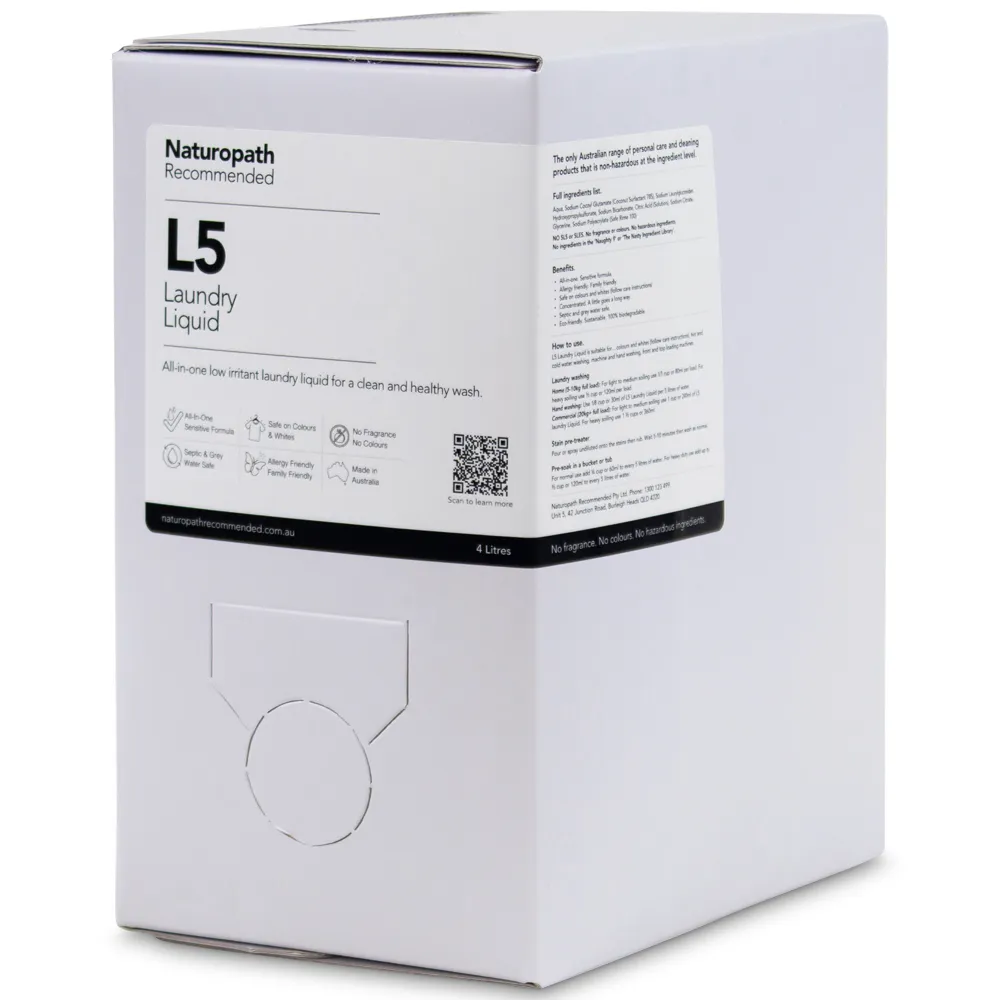 L5 Laundry Liquid by Naturopath Recommended