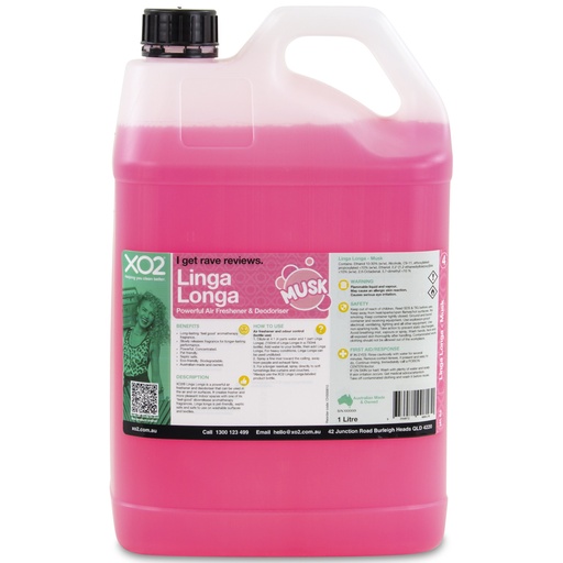 Linga Longa - Air Freshener & Deodoriser With Aromatherapy (Musk, 5L)