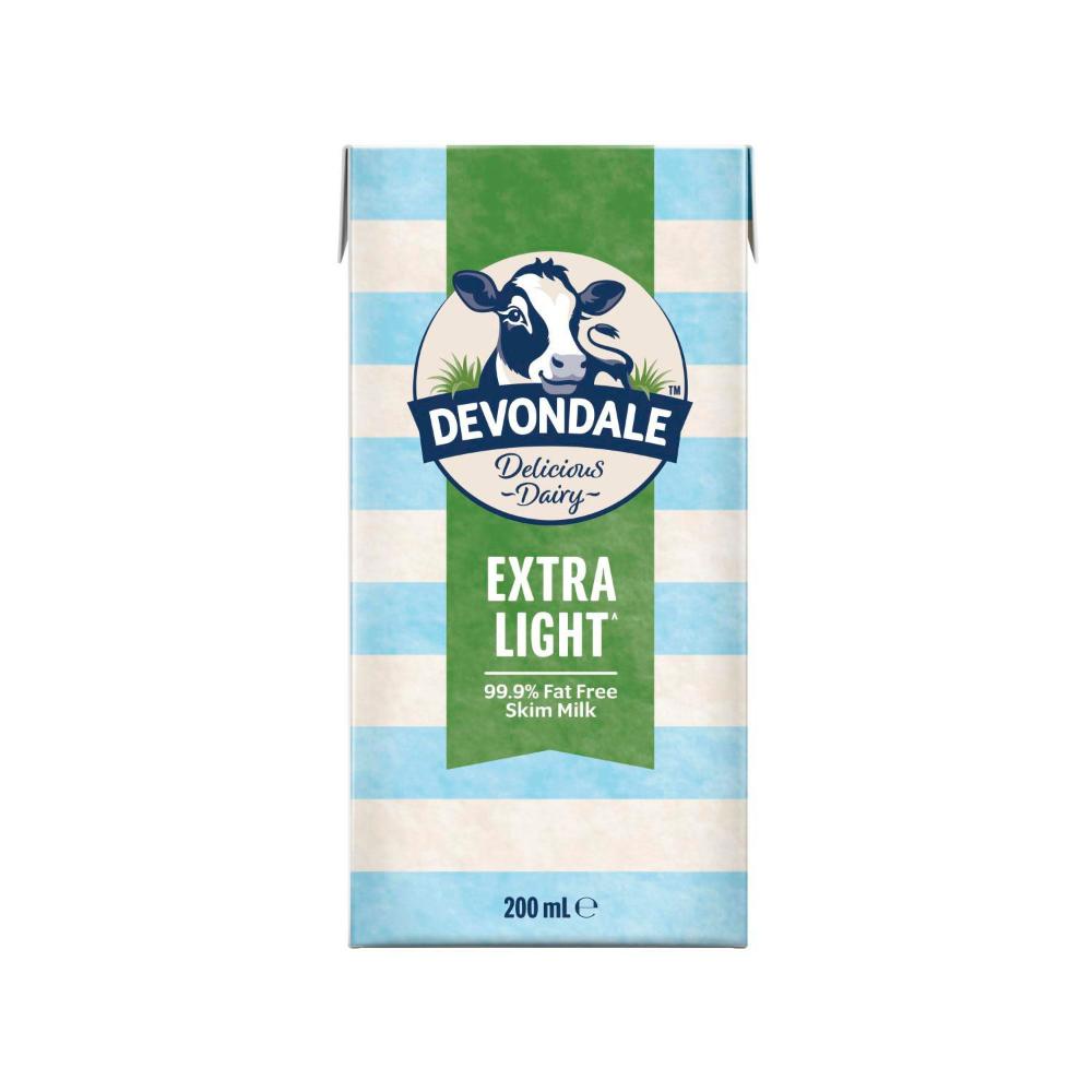 Devondale 200ml UHT Skim Milk Packs