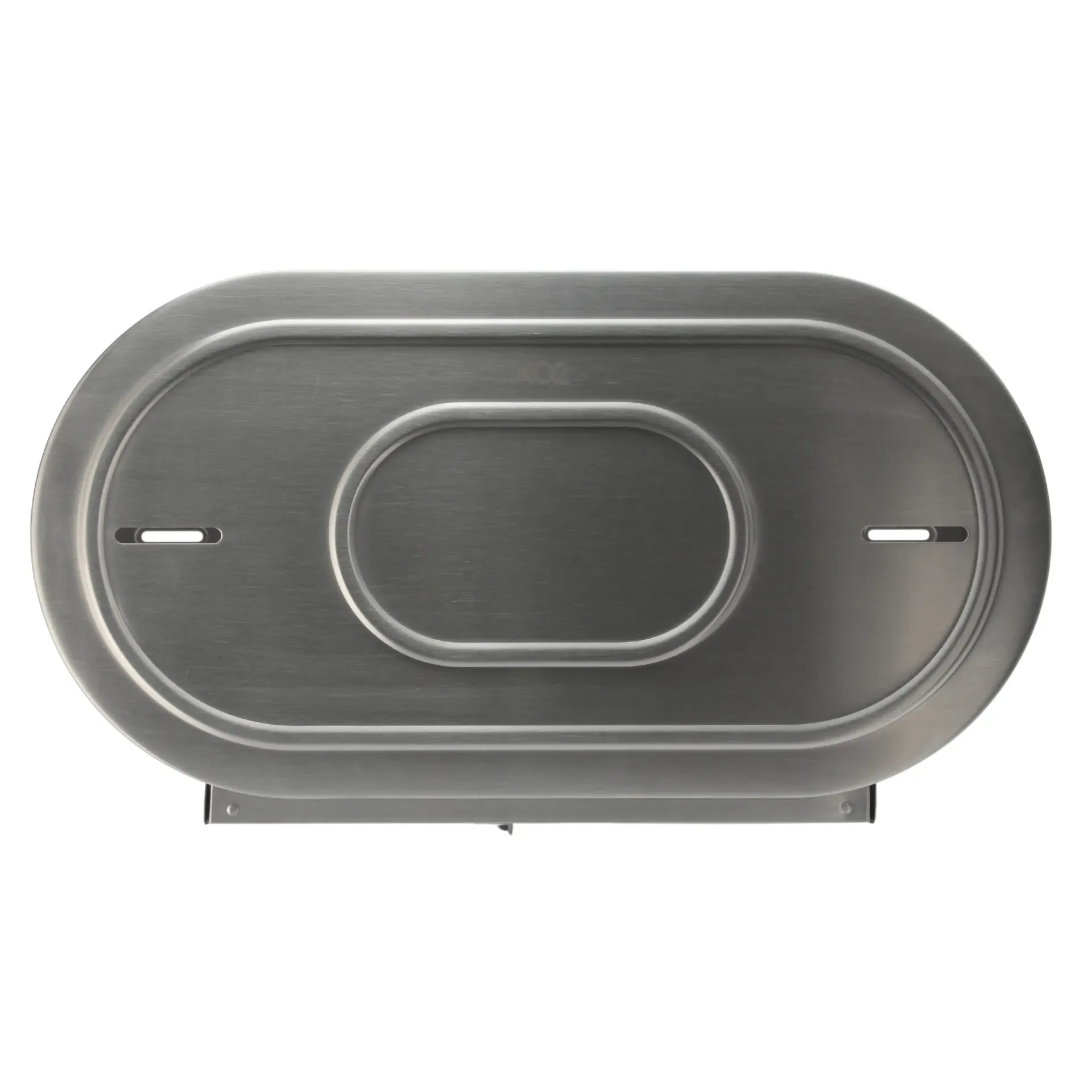 XO2® Stainless Steel Double Jumbo Toilet Roll Dispenser - 2 Roll Capacity