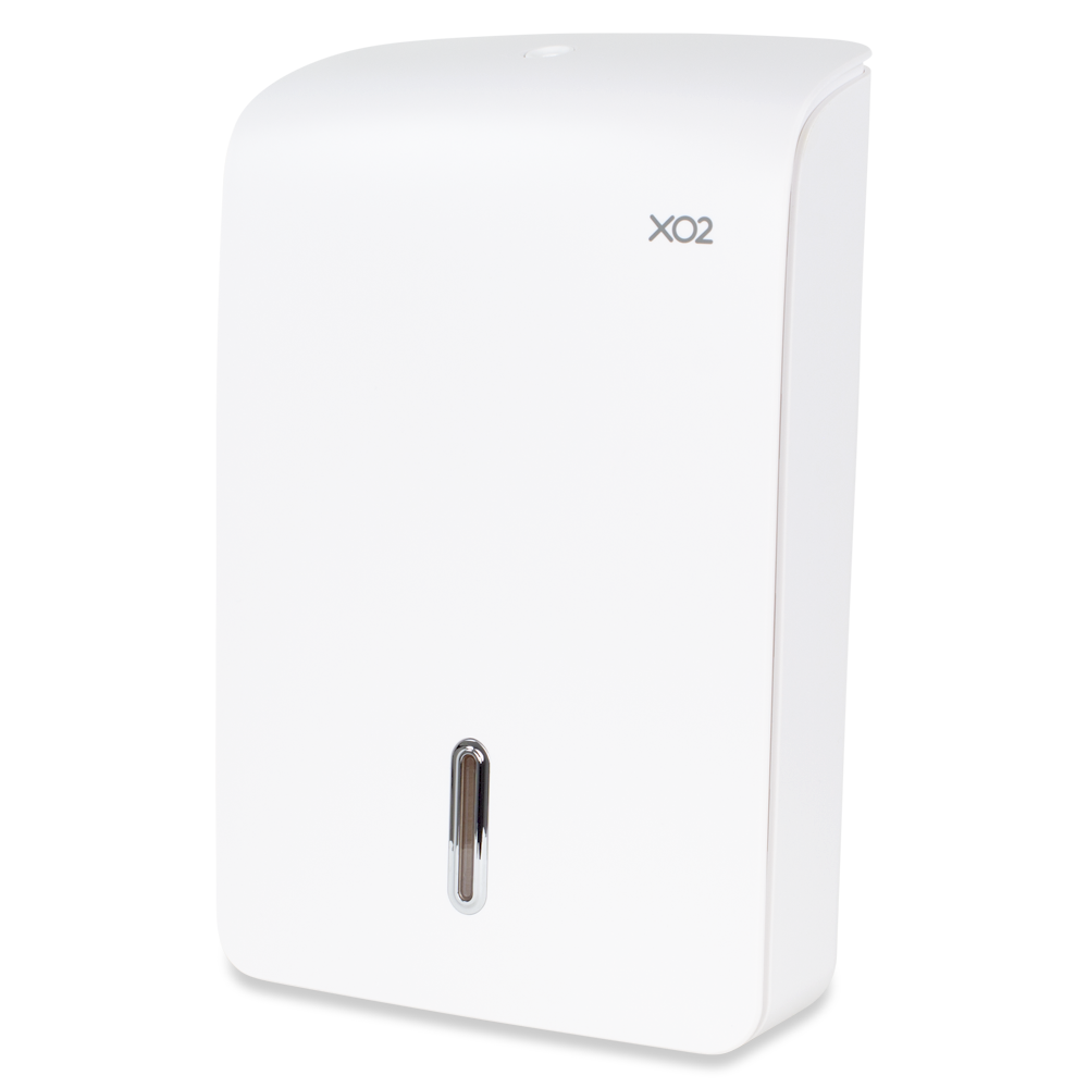 [BP050602] XO2® White Multi-Fold Paper Hand Towel Dispenser