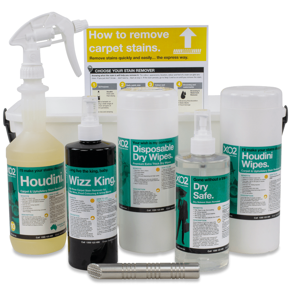 XO2® Express Carpet Stain Removal Kit Simple & Safe