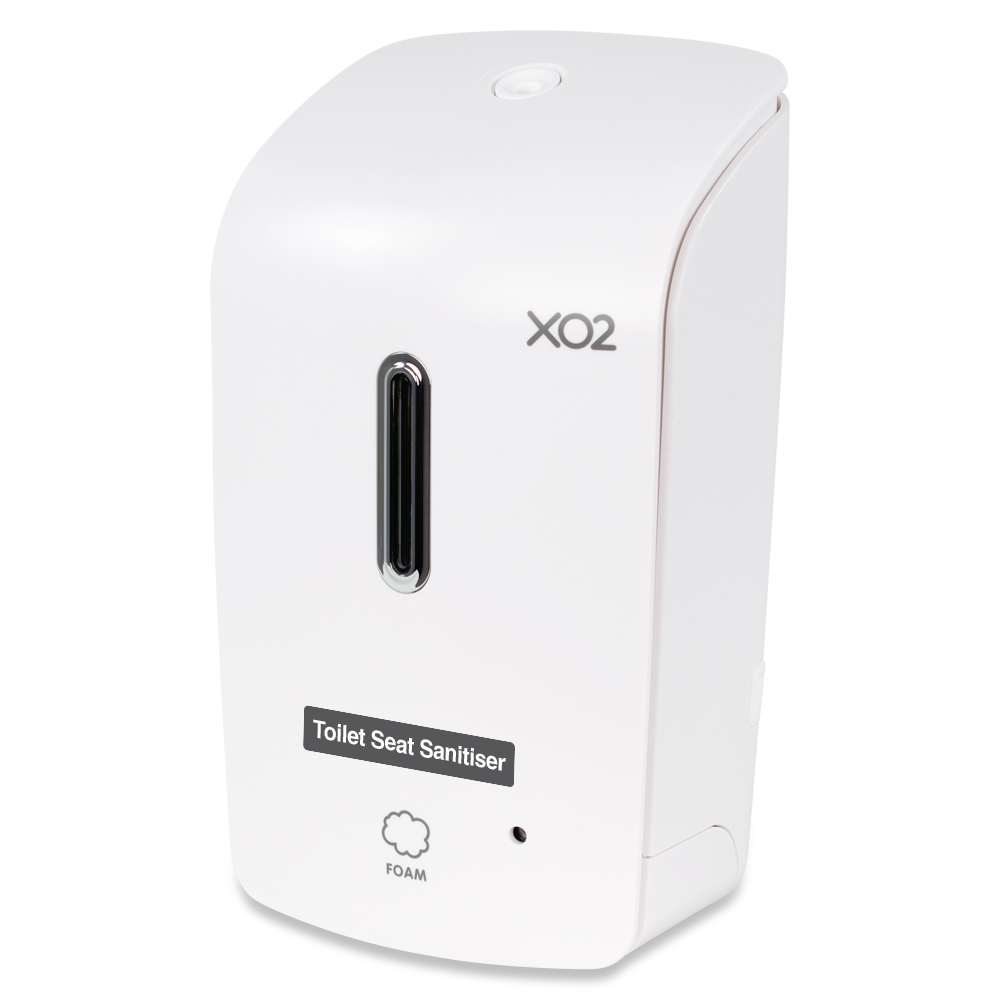 [CH701202] 'Clean Cheeks' Touch-Free Toilet Seat Sanitiser Dispenser - High Capacity, Low Servicing & Less Waste