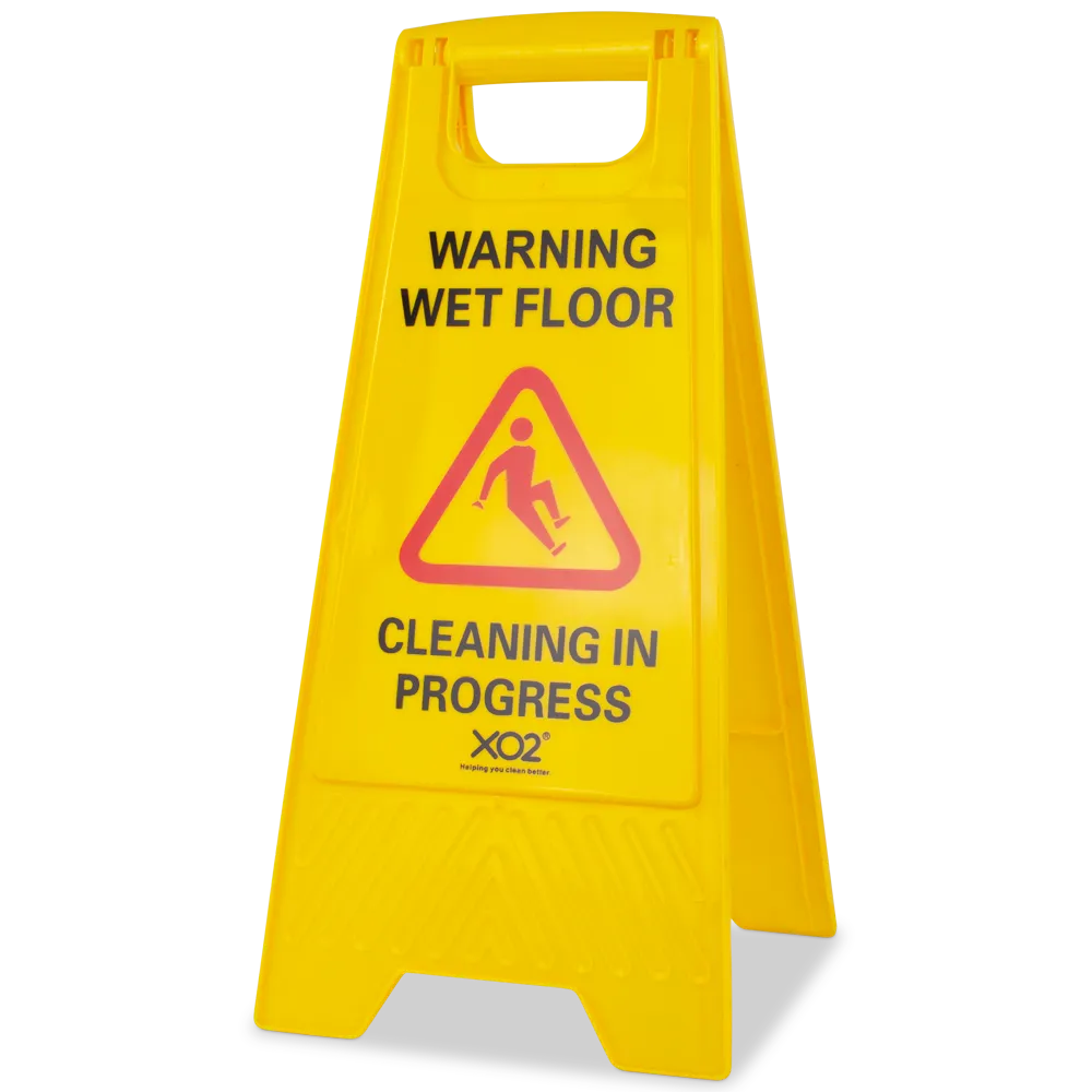 [AC661412] XO2® A-Frame Duo Safety Sign - 'Warning Wet Floor - Cleaning In Progress'