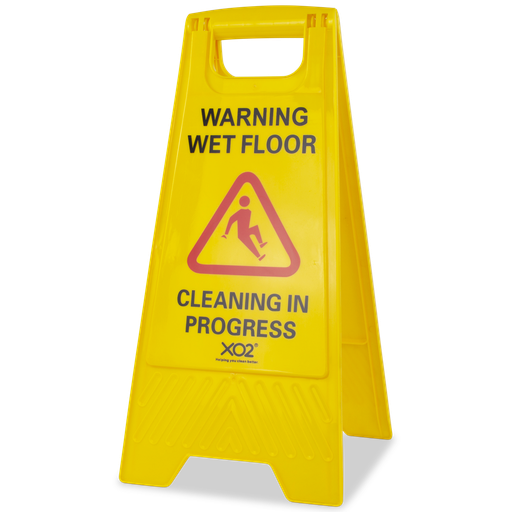 [AC661412] XO2® A-Frame Duo Safety Sign - 'Warning Wet Floor - Cleaning In Progress'