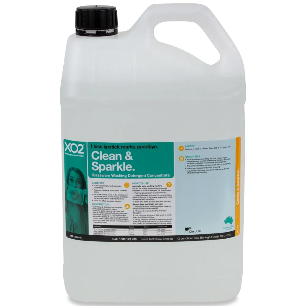 [CH530212] Clean & Sparkle - Glassware Washing Detergent Concentrate