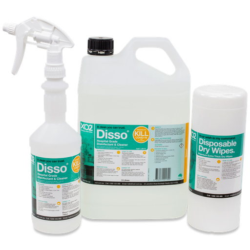 [CH890124] Disso® Hospital Grade Disinfectant & Cleaner Starter Kit - Kills COVID-19, TGA Listed