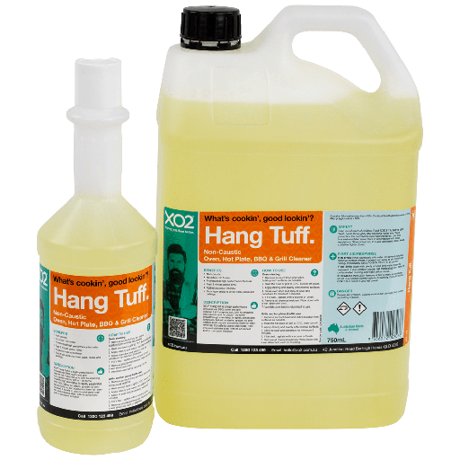 Hang Tuff - Non-Caustic Oven, Grill, Hotplate & BBQ Cleaner