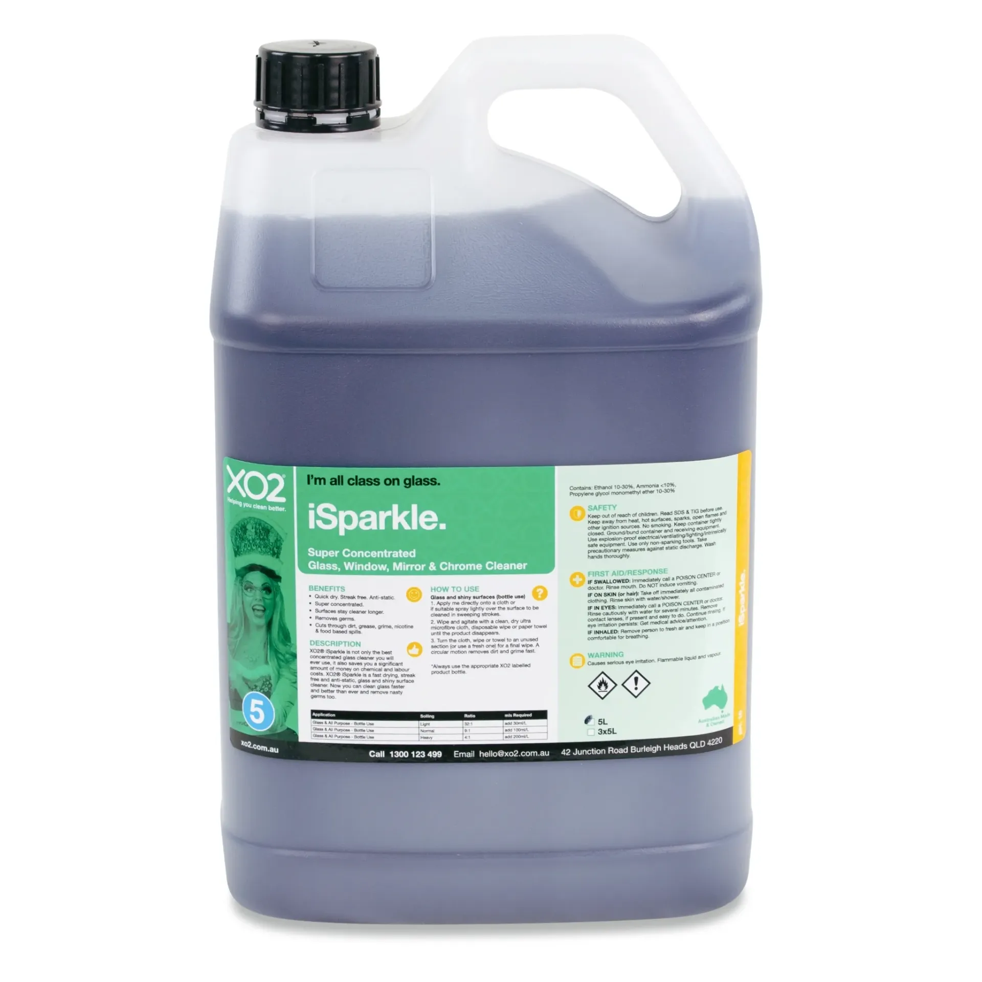 [CH400812] iSparkle - Super Concentrated Glass, Window, Mirror & Chrome Cleaner