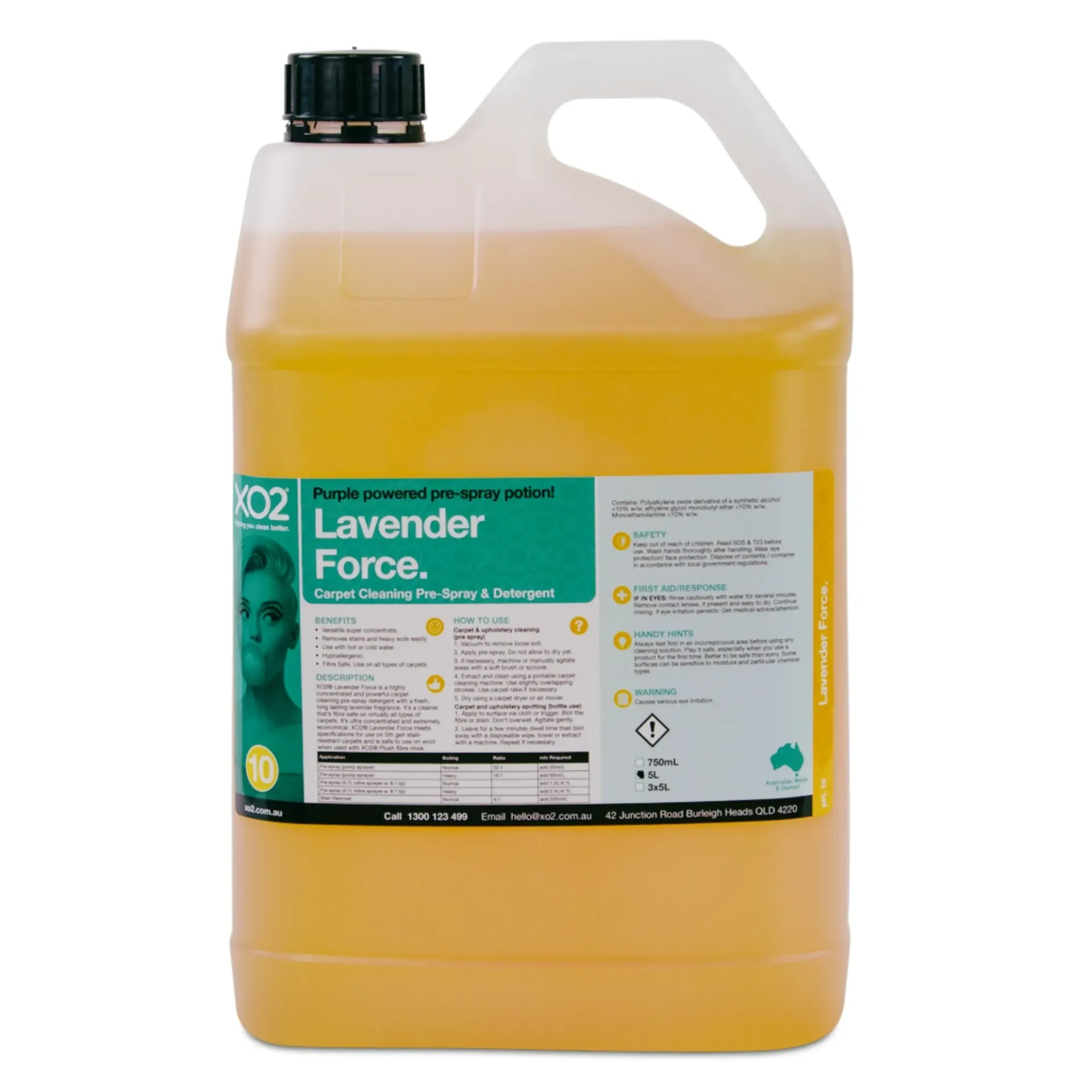[CH602212] Lavender Force - Professional Carpet Cleaning Pre-Spray & Detergent Concentrate