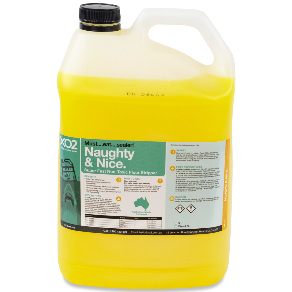 [CH160212] Naughty & Nice - Non-Caustic Floor Stripper for Removing Water Based Sealers