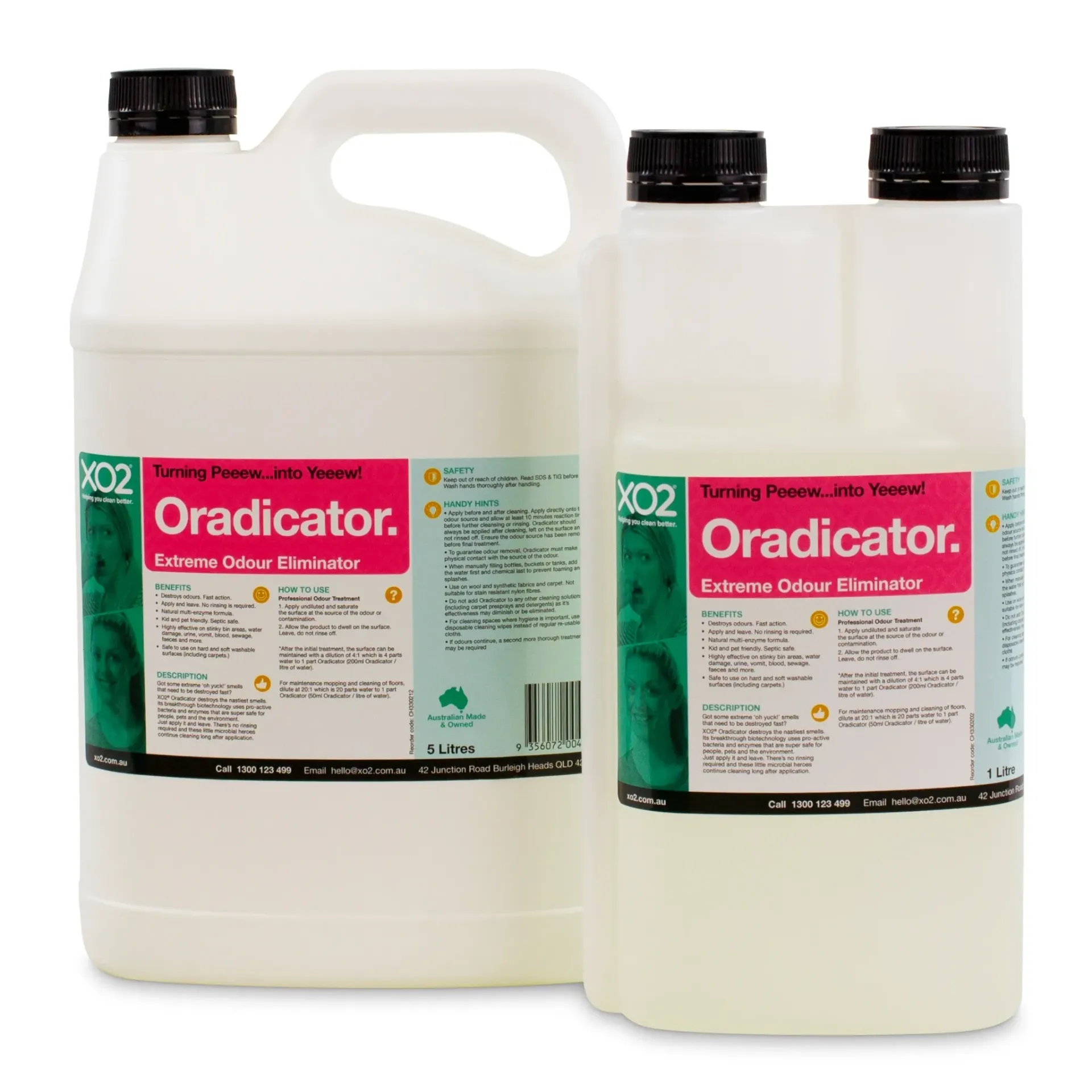 Oradicator - Professional Odour Eliminator with Proactive Bacteria & Enzymes