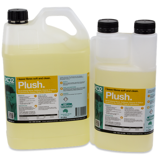 Plush - Neutralising Rinse, Softener, Cleaner & Odour Treatment for Carpet, Rugs & Upholstery