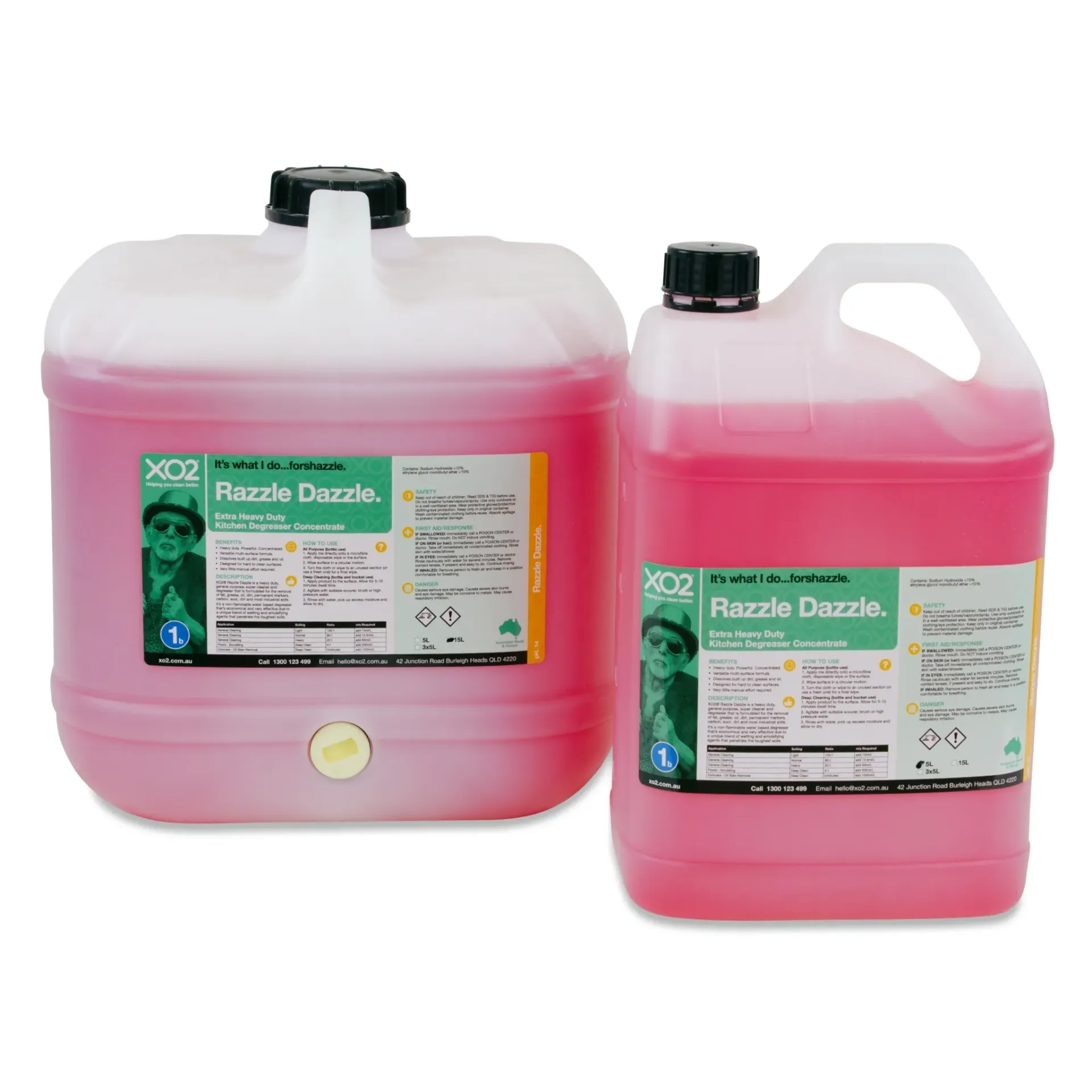 Razzle Dazzle - Extra Heavy Duty Kitchen Degreaser Concentrate