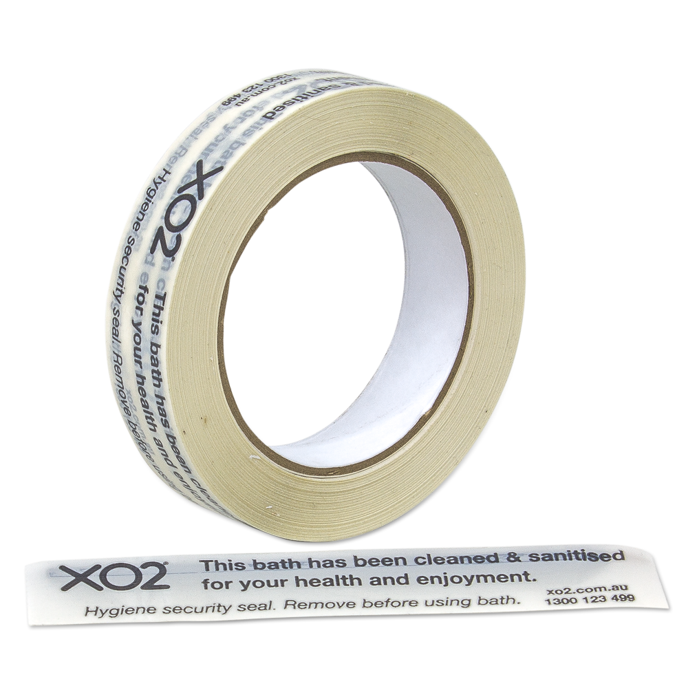 [CH220492] XO2® SpaKling Hygiene Security Seal Sticker