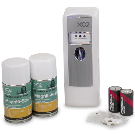 XO2® Magnifi-Scent Automatic Air Freshener Dispenser Starter Kit