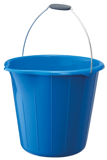 [BK-012B] 12L Duraclean Super Bucket With Handle - Plastic, Round, Pouring Lip