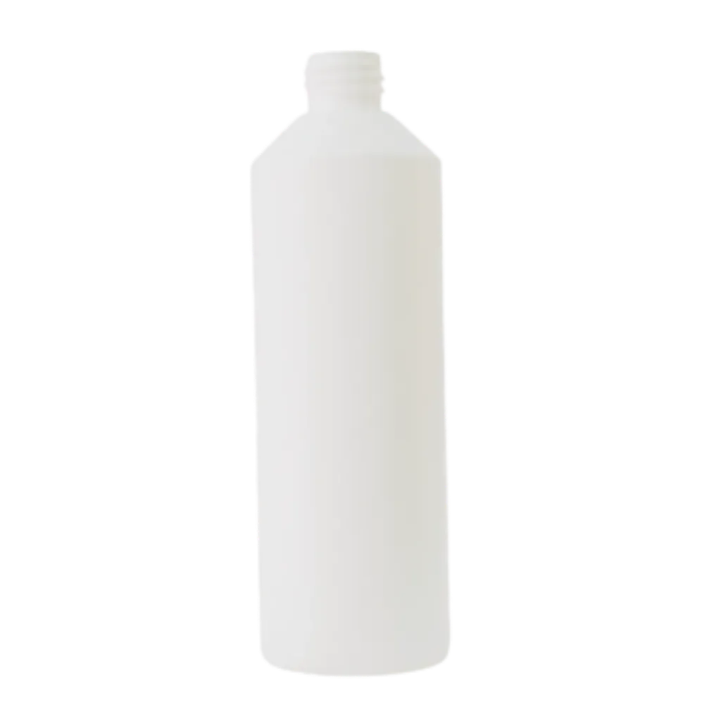[AC005713] 250ml Straight Sided Bottle - No Neck, Empty, White, 28mm Screw Thread