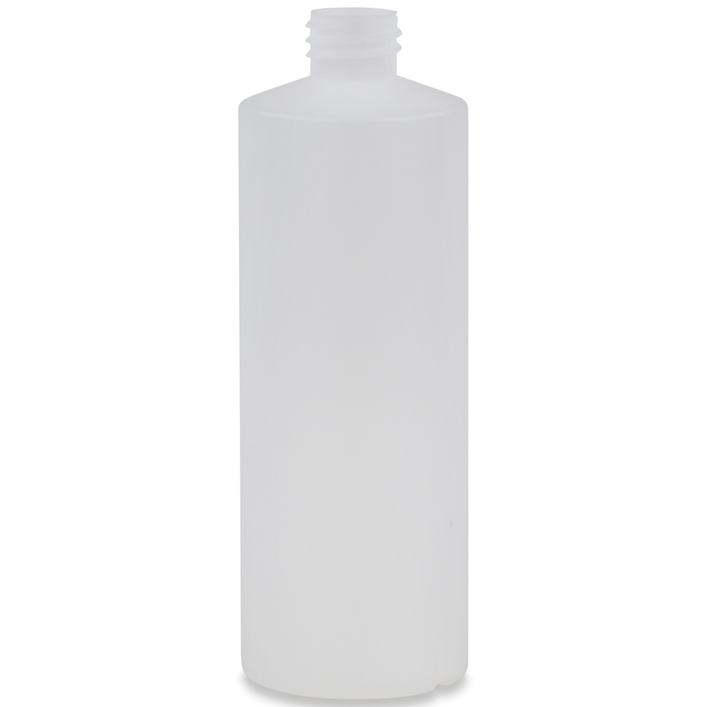 [AC001612] 500ml Straight Sided Bottle - No Neck, Empty, Opaque, 28mm Screw Thread