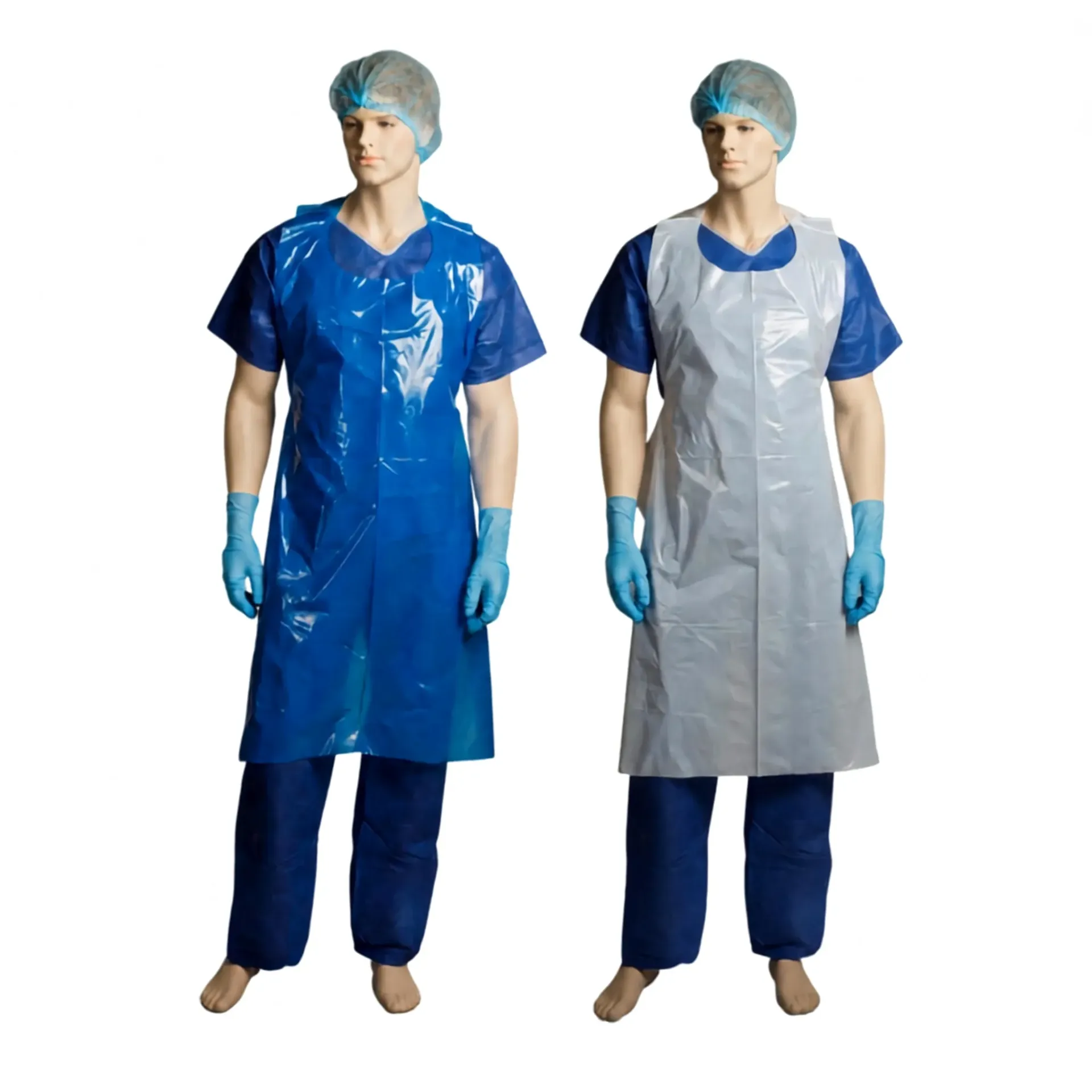 Disposable Waterproof Bib Apron – LDPE Polyethylene