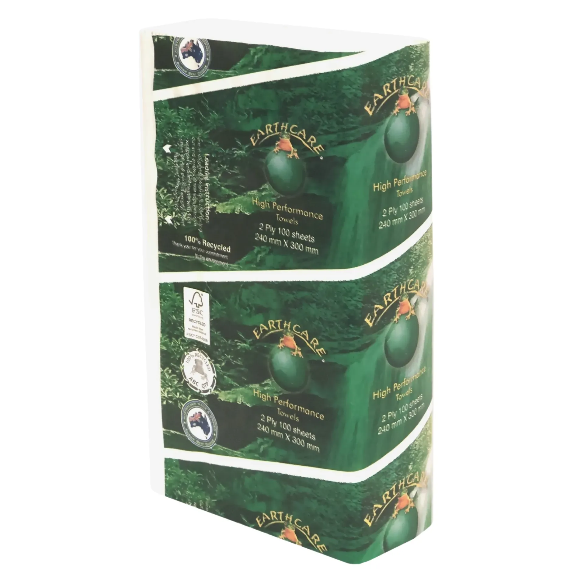 [EC-2188] Earthcare 2ply Large Interleaved Paper Hand Towels