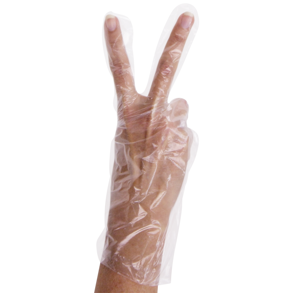 [SA036114] Clear Polyethylene Disposable Gloves