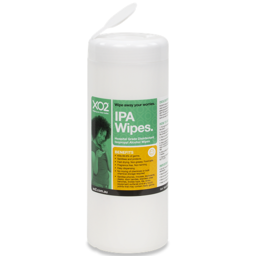 [CH010502] IPA Wipes - Hospital Grade Disinfectant Wet Wipes - Isopropyl Alcohol