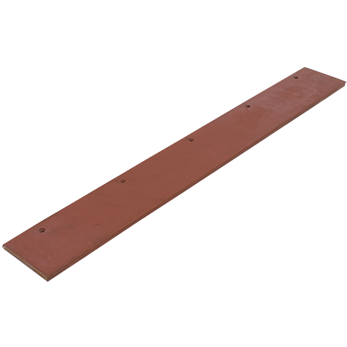 [AC401242] Floor Squeegee Single Rubber Refill Replacement - Red, Grease Resistant