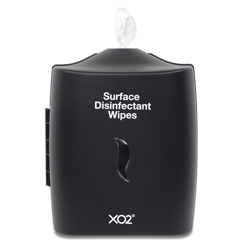 [CH010622] XO2® Surface Disinfectant Wipes Wall Mount Dispenser