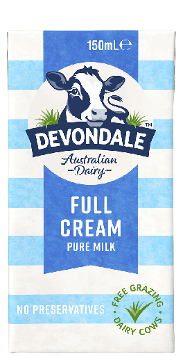 [1001985] Devondale 150ml UHT Long Life Full Cream Milk Packs