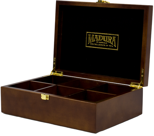 [CA018100] Madura Condiment Display & Wooden Tea Box