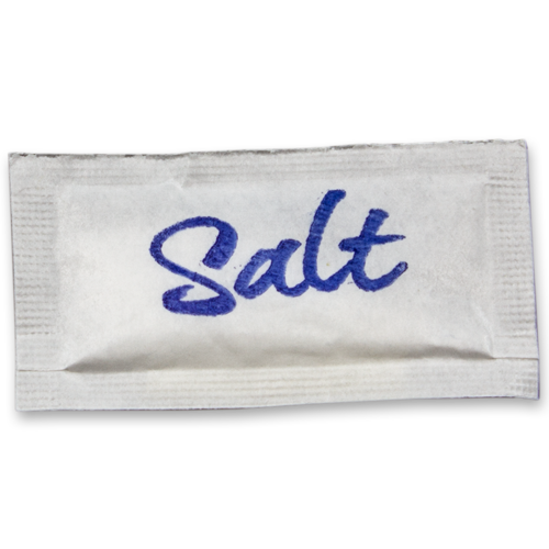 [CA016100] Salt Sachets - Single Serve Portion Control