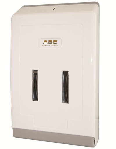 [DIS-4000] ABC Slimline Interfold Paper Hand Towel Dispenser - ABS Plastic