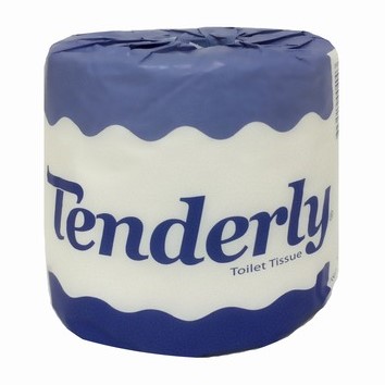 [H-400] Tenderly 2ply 400 Sheet Toilet Paper Rolls - Individually Wrapped