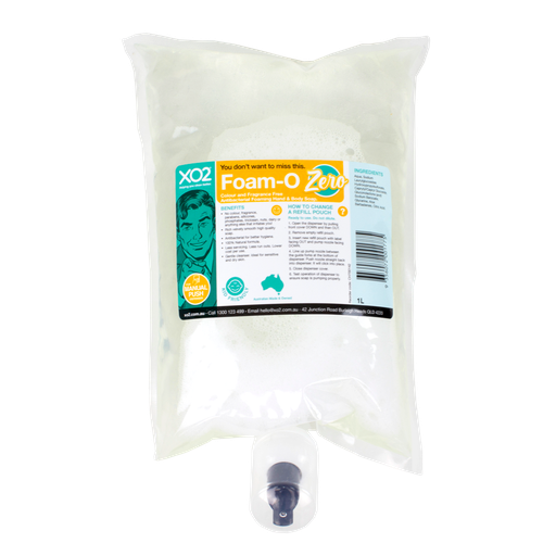 [CH700142] Foam-O Zero - Foaming Hand, Hair & Body Wash Refill - Natural, Antibacterial & Fragrance-Free