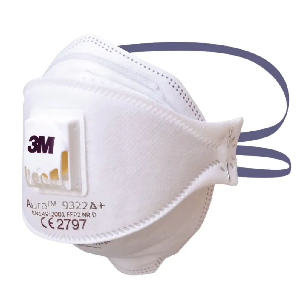 [7100106887] 3M™ Aura™ Particulate Respirator 9322A+ (P2, Valved)