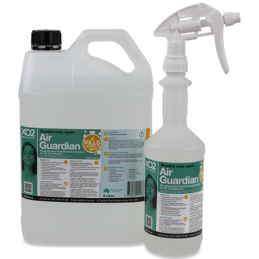 Air Guardian - Air Conditioner Disinfection Treatment & Cleaner, Hospital Grade TGA Listed
