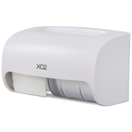 [BP070312] XO2® Dual Toilet Roll Dispenser - 2 Standard Roll Capacity