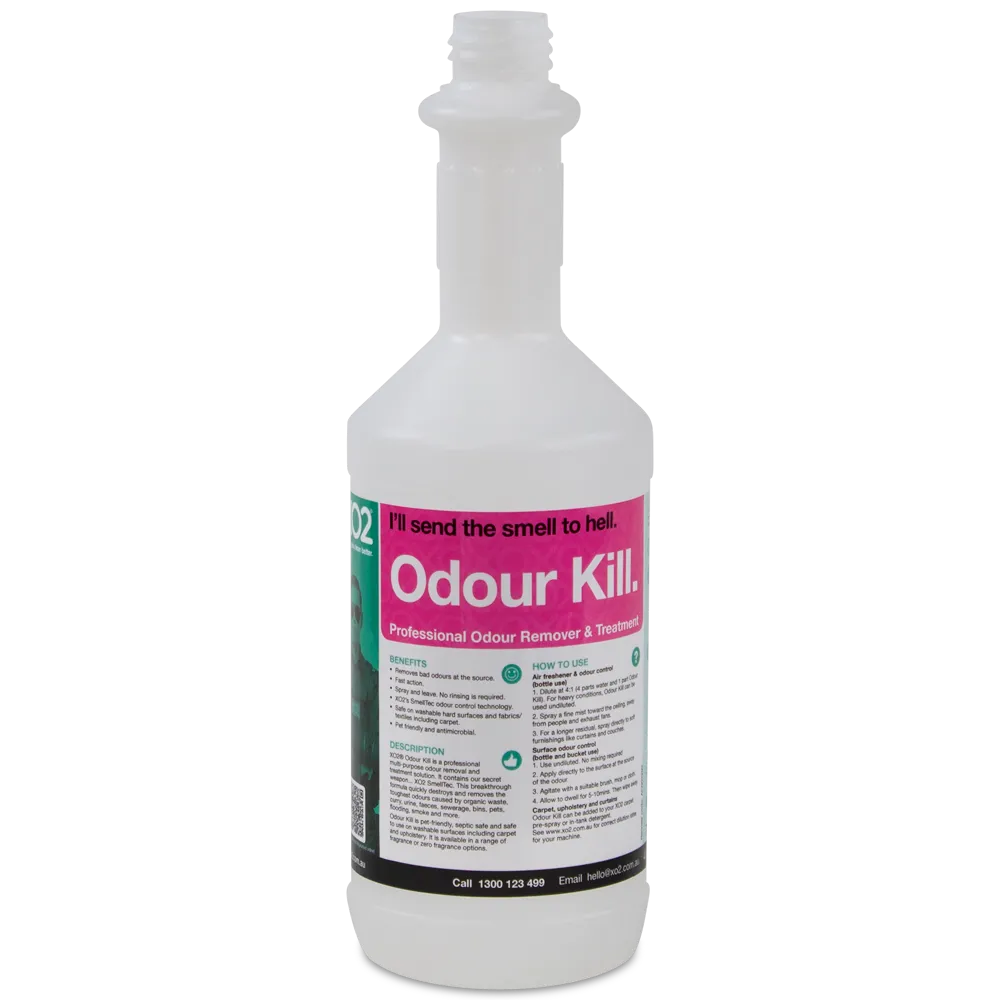 [AC002260] 750ml Odour Kill Labelled Empty Bottle - Refillable & Recyclable (Trigger not included)