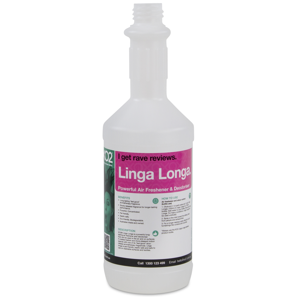 [AC002264] 750ml Linga Longa Labelled Empty Bottle - Refillable & Recyclable (Trigger not included)