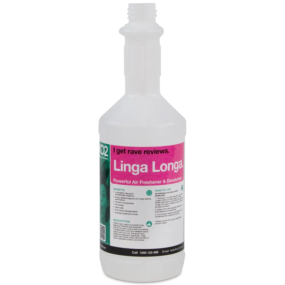[AC002264] 750ml Linga Longa Labelled Empty Bottle - Refillable & Recyclable (Trigger not included)