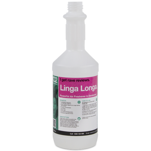 750ml Linga Longa Labelled Empty Bottle - Refillable & Recyclable (Trigger not included)